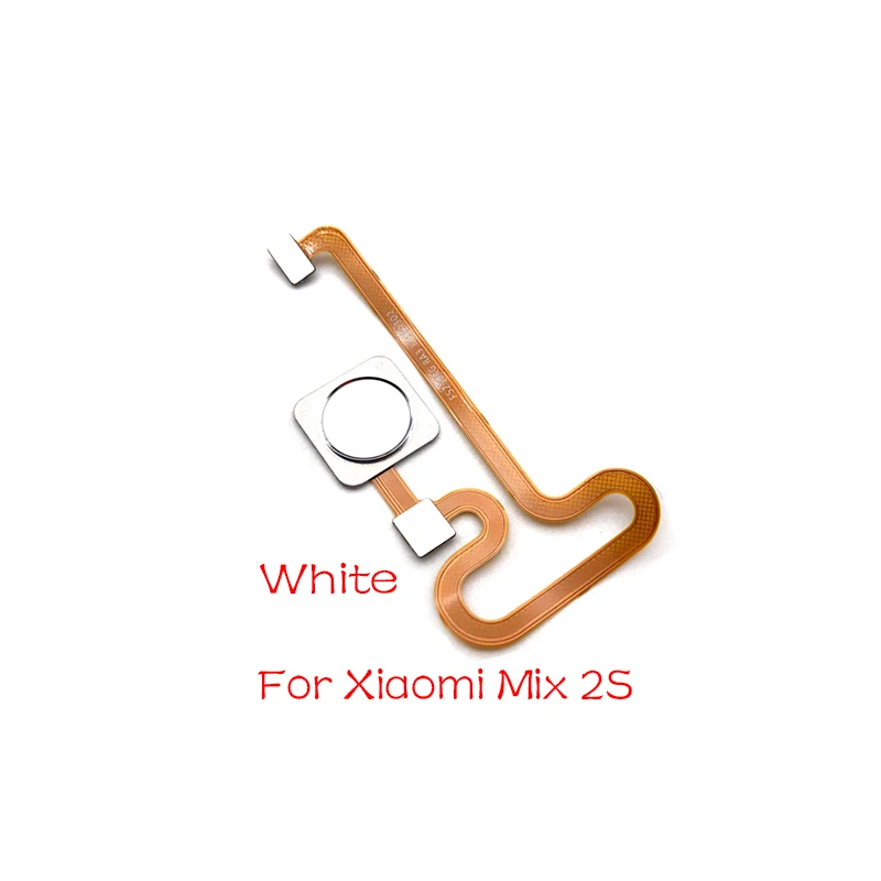 Mix 2s White Считыватель отпечатков пальцев для Xiaomi mi Max 2 3/mi x 3 mi x2 2S mi x2S mi x3 считыватель сенсор Главная кнопка гибкий кабель - Цвет: Mix 2s White