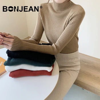 

White Sweater Women Jumpers Ladies Pullover Long Sleeve Knitted Top Black Sweater Autumn Winter Top Elegant Knitwear Z069