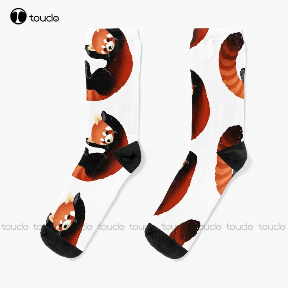 

Red Panda Socks Christmas Socks Unisex Adult Teen Youth Socks Personalized Custom 360° Digital Print Hd High Quality Funny Sock