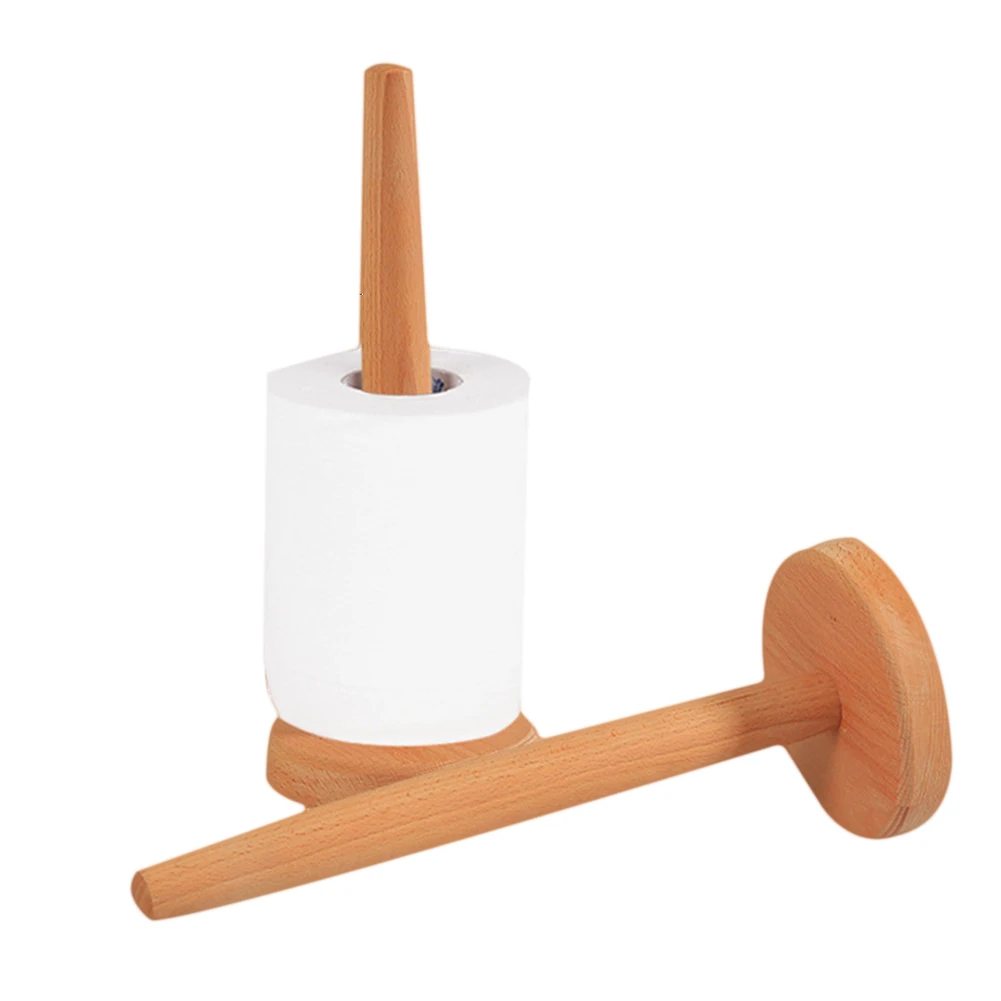 

Paper Towel Holder Toilet Paper Holder Wooden Roll Paper Kitchen Paper Towel Tissue Holder Kitchen Toilet Rack Household Tool