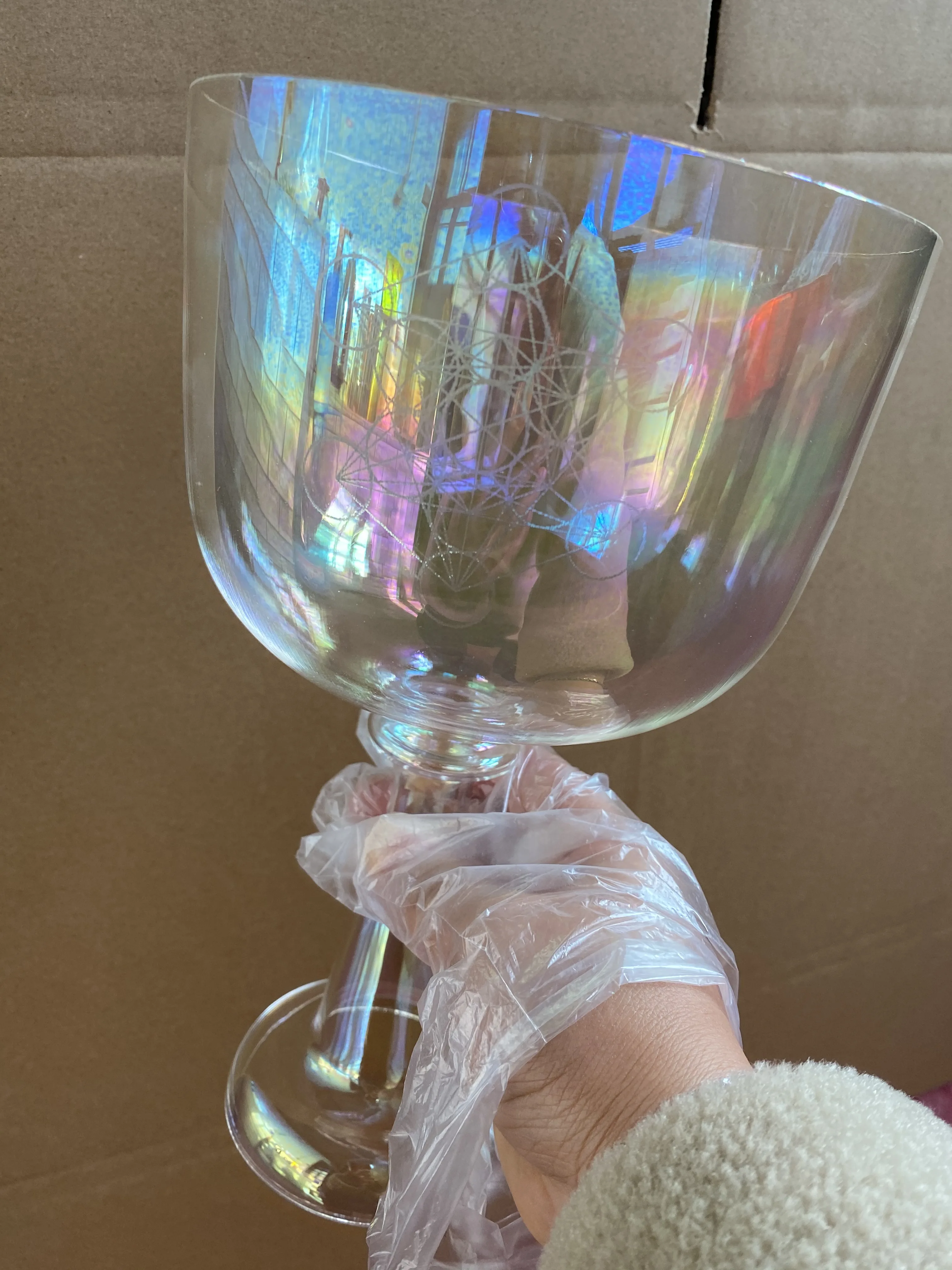 432hz調律 クリスタルボウル C 聖杯 4thオクターブcチャクラ約