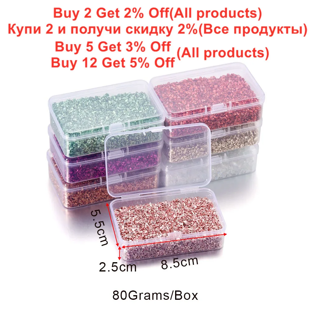 Pierres De Verre Concassées, 26 Couleurs, Cristal UV, Résine époxy, Pour Bricolage, Artisanat, Décorations Nail Art, Fabrication De Bijoux, Remplissage De Moules, 20g