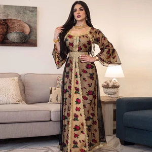 Abaya Dubai Turkey Muslim Fashion Hijab Dress Islam Formal Long Dresses For Women Clothing Robe Jelaba Femme Musulman De Mode