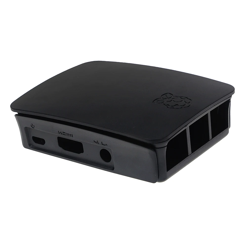 Для Raspberry Pi 3 4 4B черный чехол Официальный ABS корпус Raspberry pi 2 корпус из Raspberry Pi основа+ вентилятор охлаждения