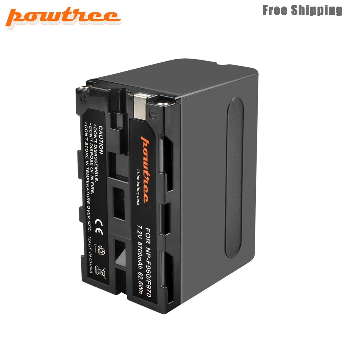 Ceny Powtree 7.2V 8700mAh NP F960 NP F970 kamera bateria do sony NP F960 F970 NP F770 F550 CCD TRV58 TRV110K TRV26E HVR Z1 V1J L50