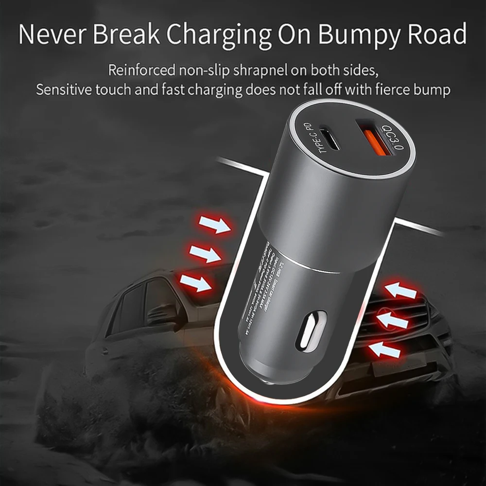 Тип-c PD автомобильное зарядное устройство fm-передатчик USB Автомобильное зарядное устройство MP3-плеер Qc 3,0 Универсальное автомобильное usb-устройство для зарядки телефона для Xiaomi huawei
