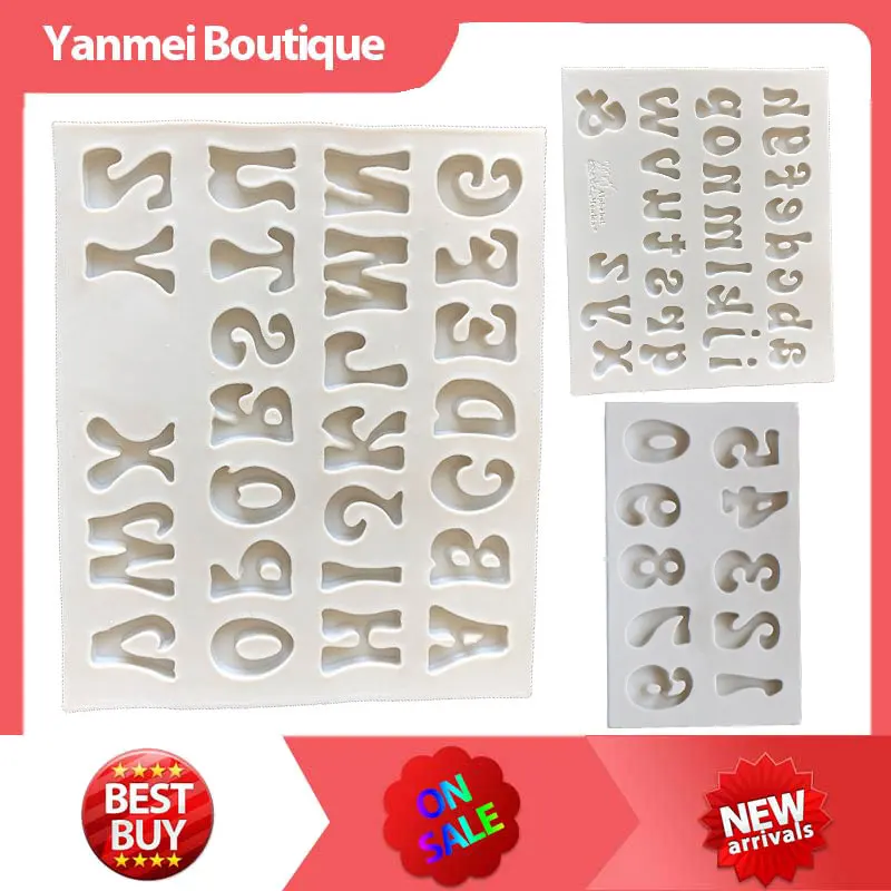 Инструменты для торта формы помадки украшение силиконовая форма выпечки буквы