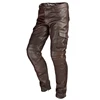 2022 Black American Motorcycle  Style Real Natural Leather Trousers Men Plus Size 4XL Genuine Thick Cowhide Biker's Pants ► Photo 3/6