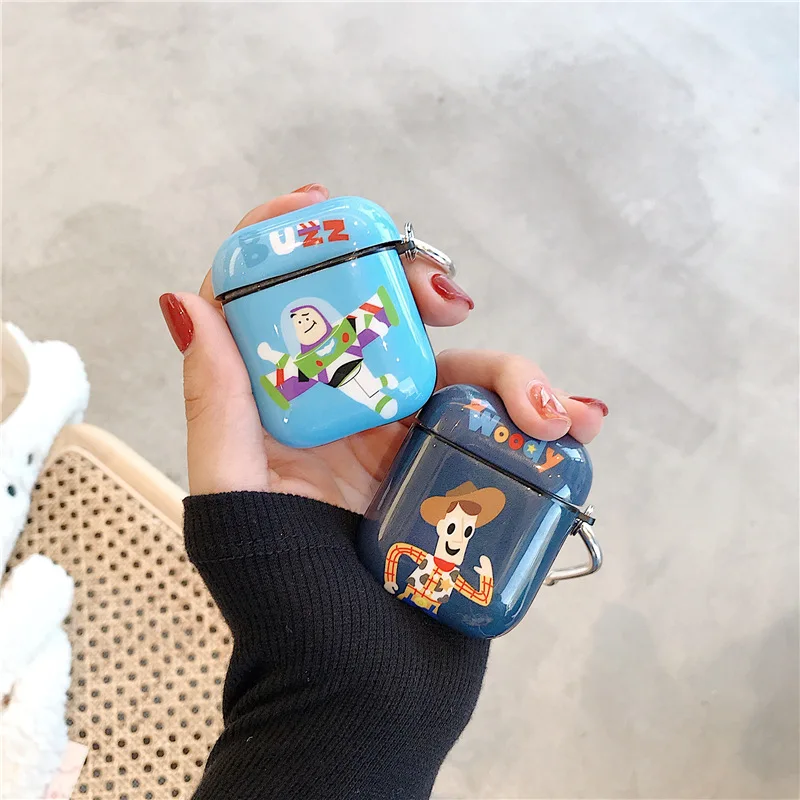 Cartoon Alien Woody Buzz Blond Apple Airpods Pro Wireless Earphone Protective Shell Anti-Fall Hard Case Gift | Игрушки и хобби