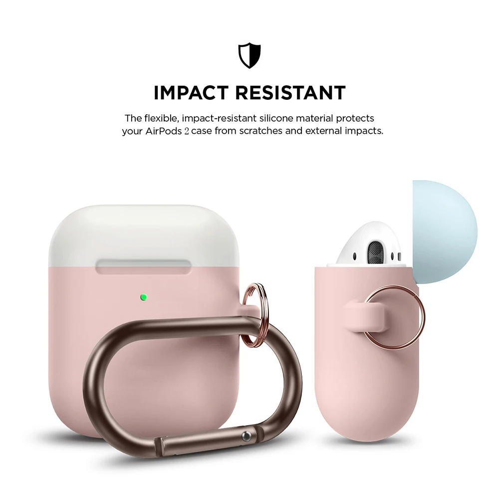 

For Apple Headphone Protective Silicone Cover for AirPods Shockproof Ear Pod Case Case for Airpod 1 2 Case Charger Accessorie