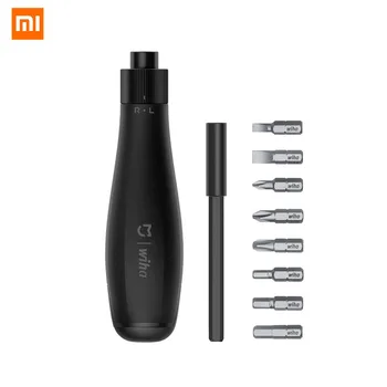 

Xiaomi Wiha Daily Use Screwdriver Kit 8-in-1Bits With Concealed Screwdriver Head Storage Box Repair Accessory Xiami Xaomi