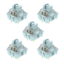 5pcs/pack TTC Bluish White Switch Linear Switches For Customized Mechanical keyboard Switch MX Series 3 Pins
