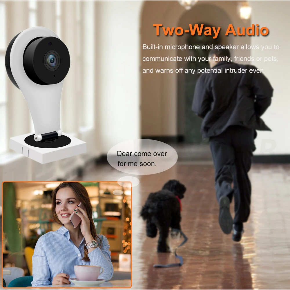 Wonsdar, wifi камера, мини, 960 P, домашняя, умная IP камера, детский монитор, ночное видение, обнаружение движения, охранная съемка YCC365 Plus