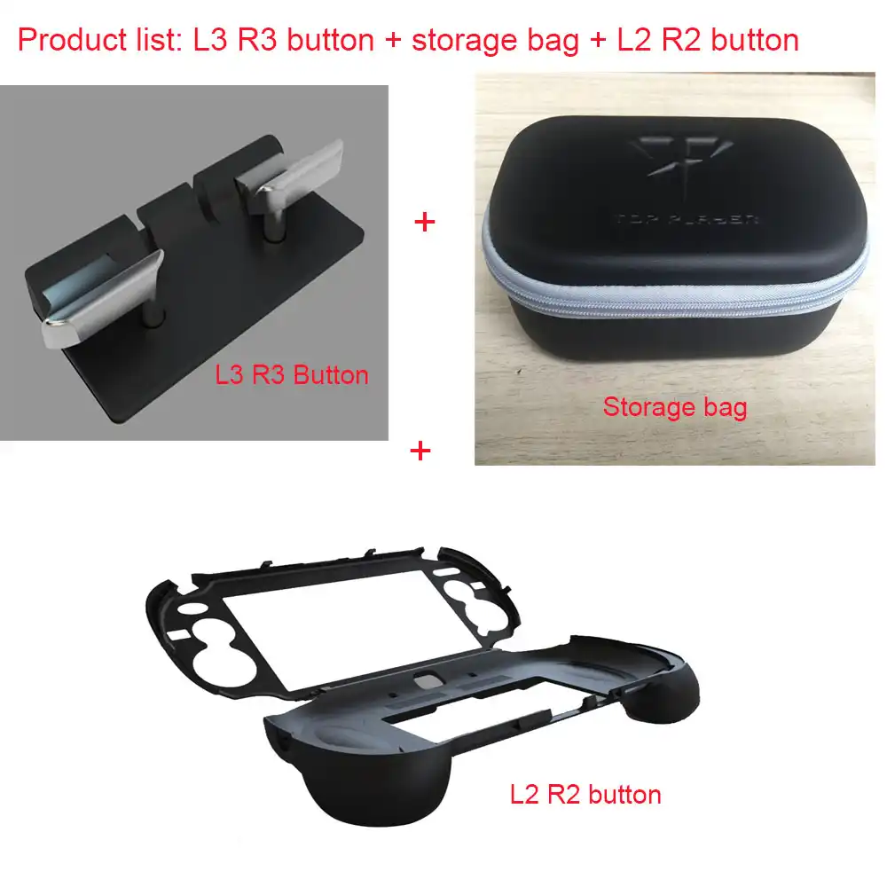 E House Matte Hand Grip Handle Joypad Stand Case With L2 R2 Trigger Button For Psv1000 Psv 1000 Ps Vita 1000 Game Console Case Me Case Casecase With Handle Aliexpress