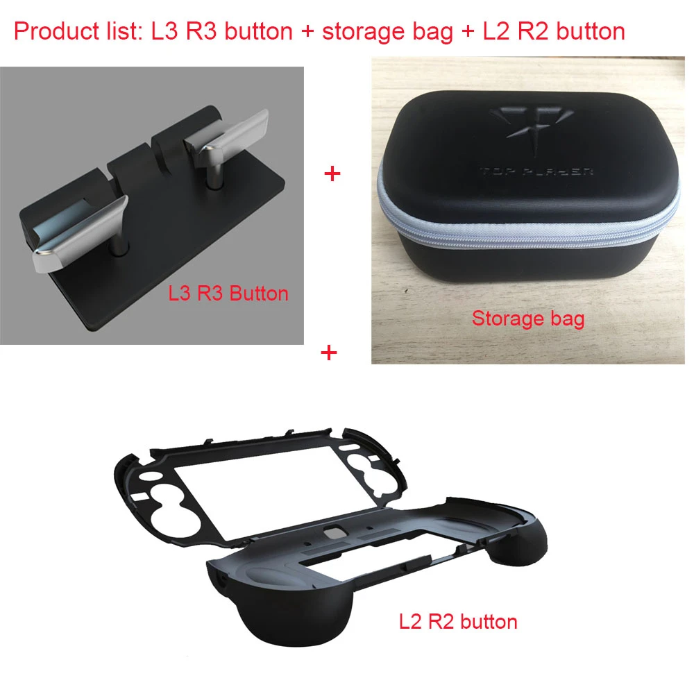 Hassy Tips excess for PSV1000 PSV 1000 L3 R3 Hand Grip Game Console Stand Case with L2 R2  Trigger Button for PS VITA 1000 Storage bag streaming|Replacement Parts &  Accessories| - AliExpress
