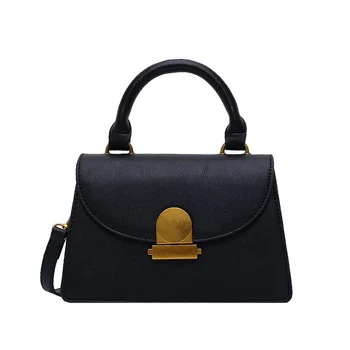

Elegant Female Small Tote Bag 2019 New High Quality PU Leather Women's Designer Handbag Lock Shoulder Messenger Bag Travel bag