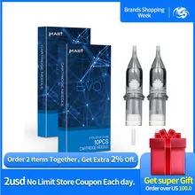 20 шт RL одноразовый стерильный картридж игл для татуажа Круглые Вкладыши для поворотных ручек