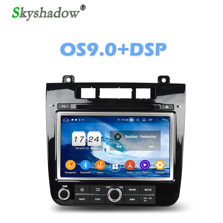Flash Deal DSP Android 9.0 8Core 4GB + 32GB Car DVD Player Wifi RDS RADIO Bluetooth 4.2 GPS map For VW TOUAREG 2010- 2013 2014 2015 2016 3