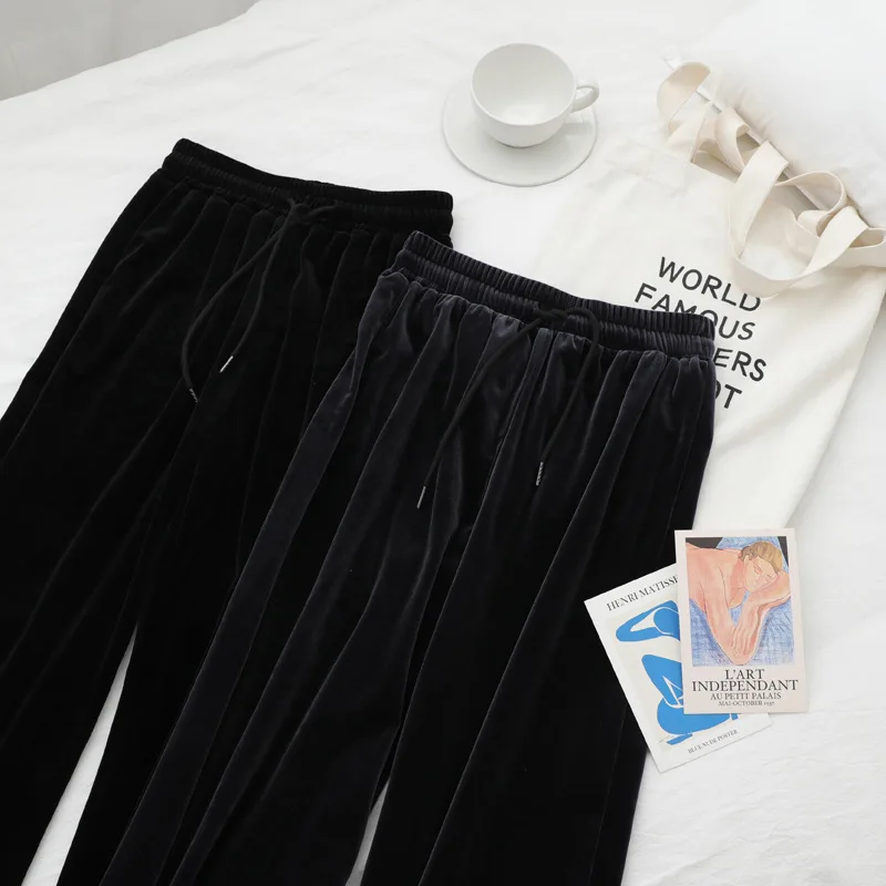 Vertvie зимние женские тренировочные брюки с эластичной резинкой на талии, флисовые спортивные штаны, Модные свободные брюки, женские утепленные спортивные штаны для бега