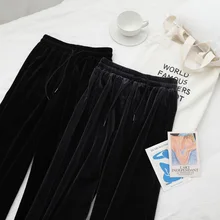 Vertvie зимние женские тренировочные брюки с эластичной резинкой на талии, флисовые спортивные штаны, Модные свободные брюки, женские утепленные спортивные штаны для бега