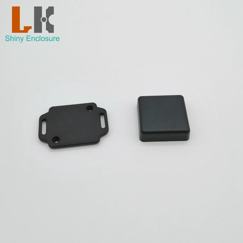 Compact ABS Plastic Project Box in Black/Beige - Durable Housing