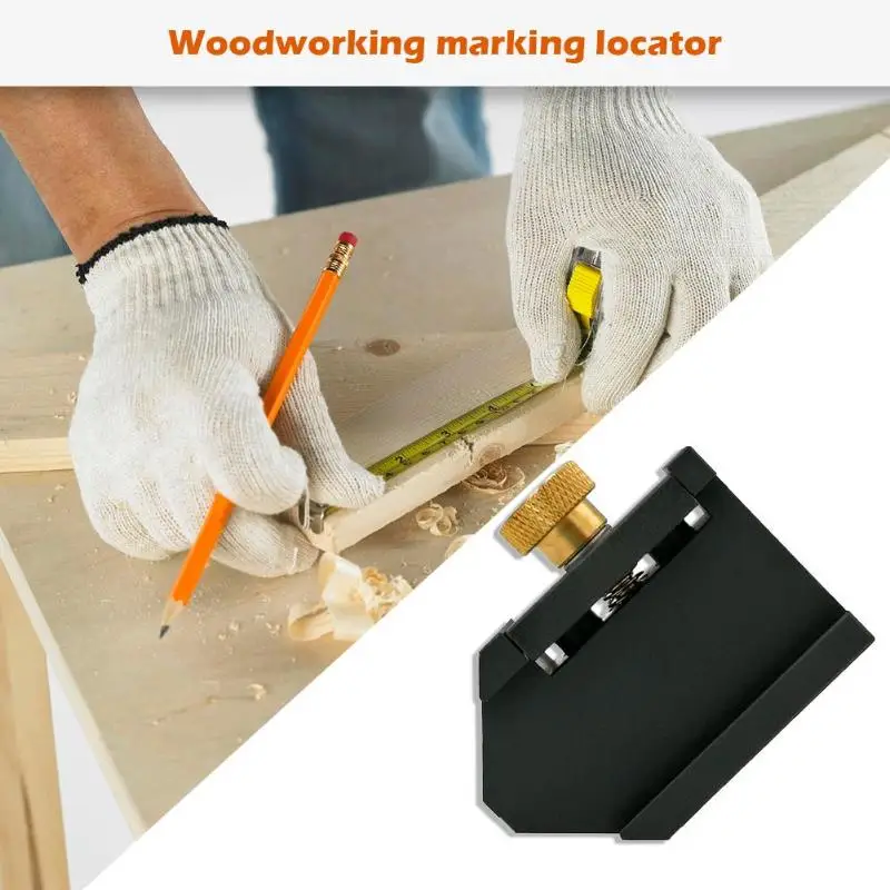 

Anti-rust Aluminum Alloy Woodworking Scribe Brass Locator Positioning Block