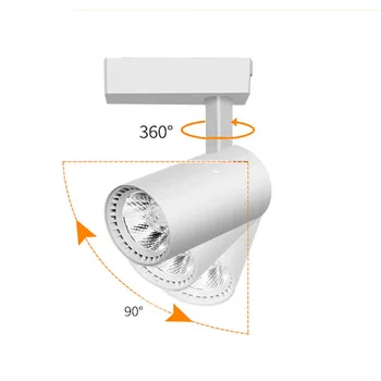 

LED Track Light COB Rail Spotlights Lamp Leds Tracking Fixture Light Bulb For Store Shop Mall Bar Exhibition 1pcs 10W 20W 30W