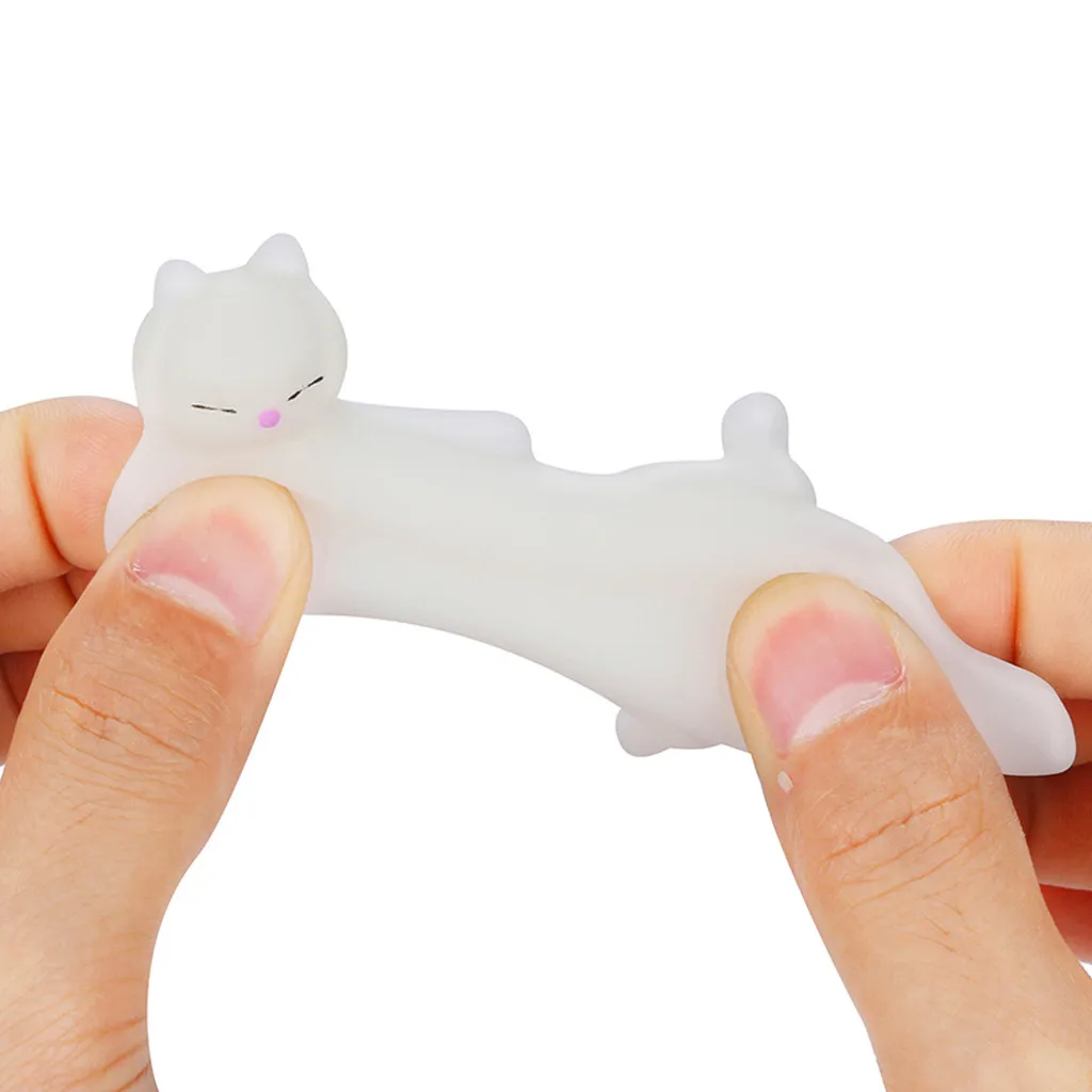 Squeeze Toy Reliever-Toys Gifts Mochi Stress Fun Squishyies Healing Lazy-Cat img5