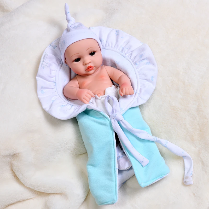 Muñecas Reborn de 30CM para bebés, juguetes para niños, colocación ropas de cuerpo completo de silicona a prueba de agua, juguete de baño