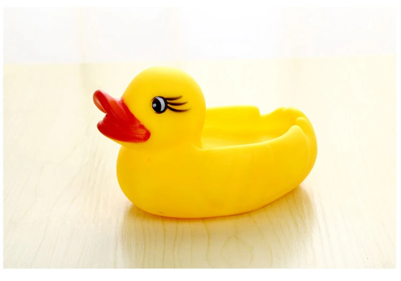 4pc/lot Rubber Yellow Ducks Bathing Musical Toys for Children Baby Water Games Kids Summer Swimming Pools Boys Girls Fun Gifts