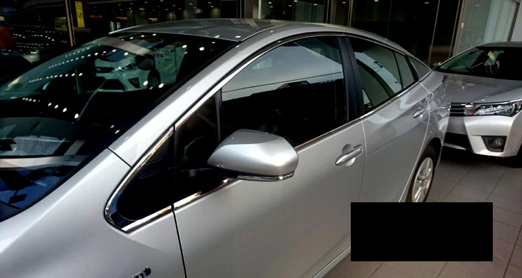 Накладки на окна автомобиля из нержавеющей стали для toyota prius xw50