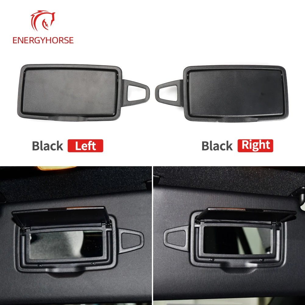 Sun Shade Visor Makeup Cosmetic Mirror Cover For Mercedes Benz C Class GLC Coupe W205 W253 C180 C200 C220 GLC260 GLC300 400