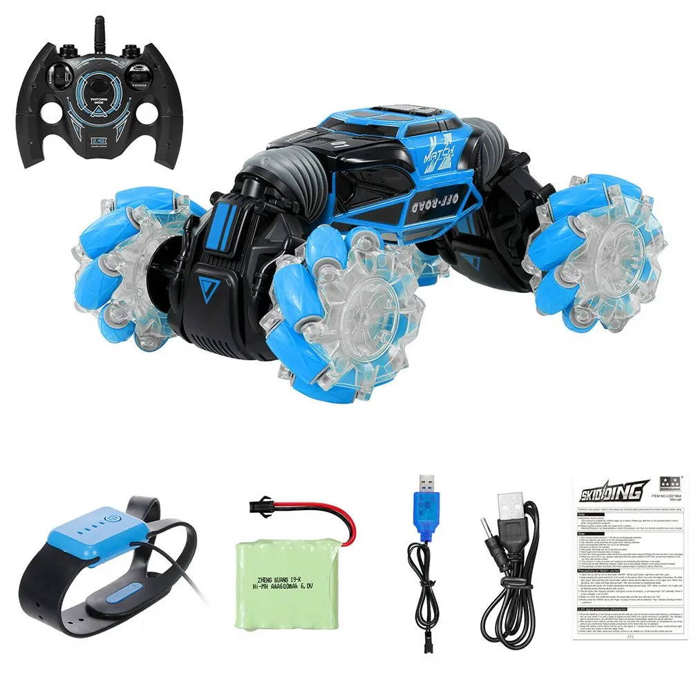 

Remote Control Off-Road Stunt Car Gesture Sensing Double-Sided Twisting Flip Light music deformation car dancing car