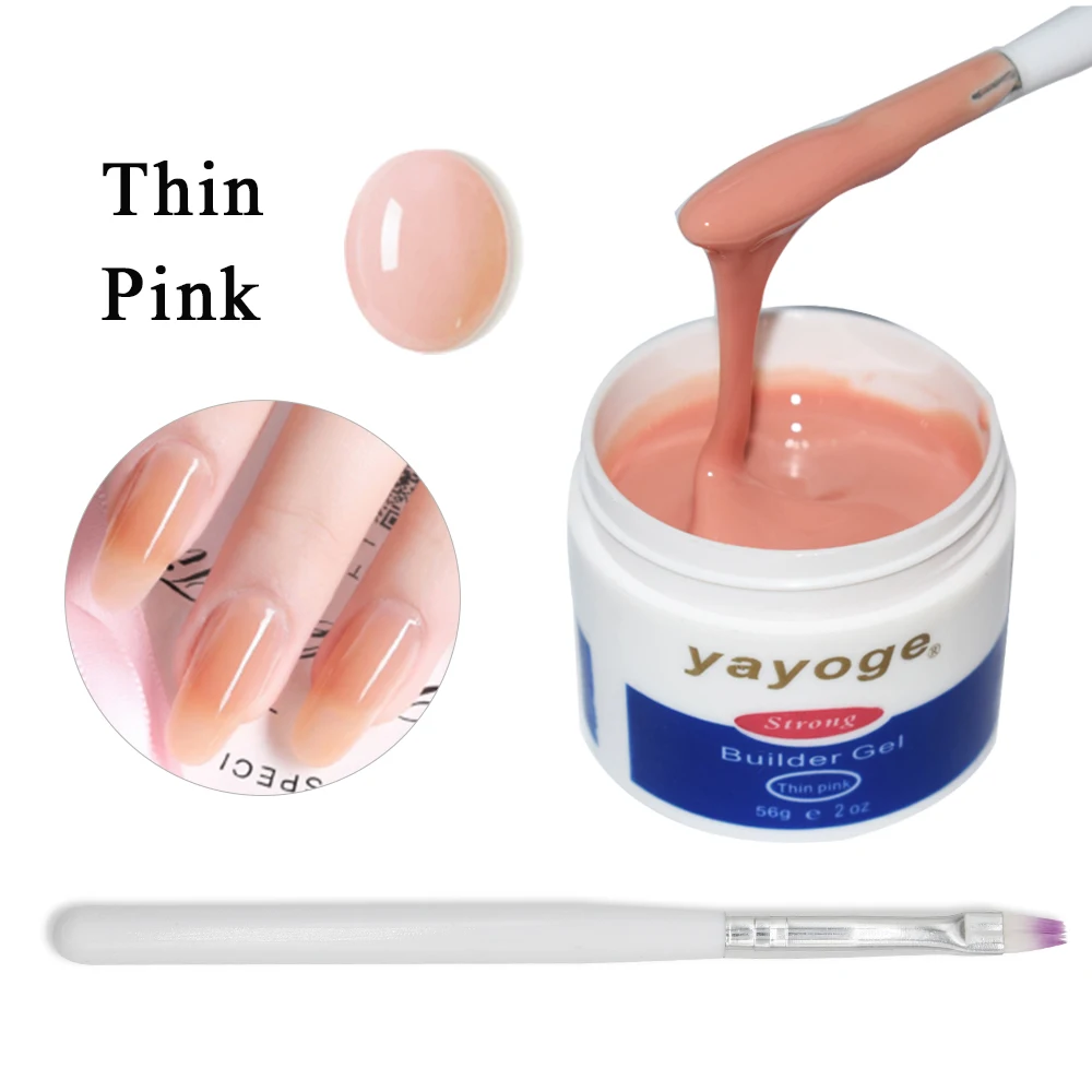 N16-B1-TP Yayoge набор гелей для наращивания ногтей, маникюрный набор для наращивания ногтей, УФ светодиодный Гель-лак для ногтей, формы для ногтей, советы для дизайна ногтей, 56 мл - Цвет: N16-B1-TP