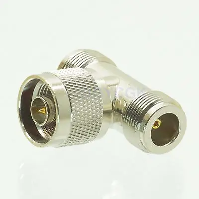 

DHL/EMS 50 pcs Conversion Adapter N male M to 2x N female M T connector for Communication -h2