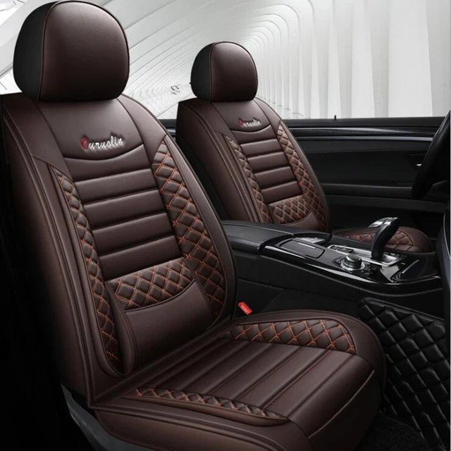 1 pcs leather car seat cover For vw golf 4 5 VOLKSWAGEN polo 6r 9n passat  b5 b6 b7 Touareg Tiguan car seats - AliExpress