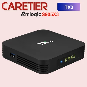 

10pc Tanix TX3 Android 9.0 TV BOX Amlogic S905X3 H.265 8K Netflix HDR 2.4G/5GHz Wifi BT 4.2 Smart Boxes Media Player Set Top Box