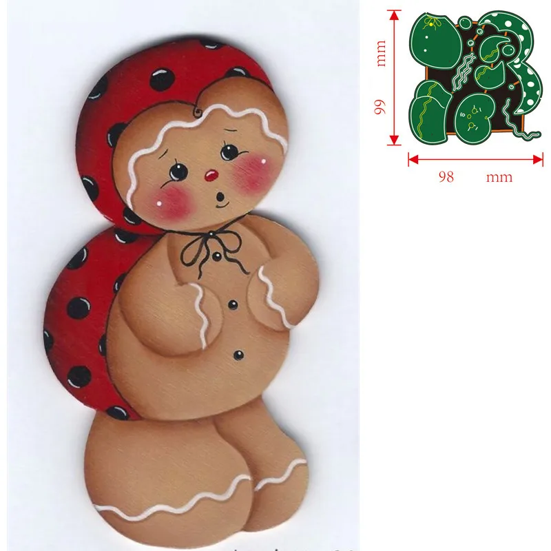 

Металлические Вырубные штампы, Женский имбирь, мужчина, скрапбукинг, рельефное тиснение