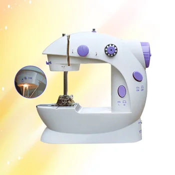 

Mini Size Portable Sewing Machine With Light and Cutter with EU Plug