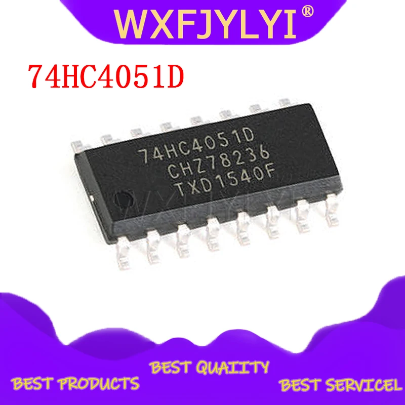 10 шт. 74HC4051D SOP16 74HC4051 SOP SN74HC4051DR SOP-16 SMD новый и оригинальный IC | Электронные компоненты