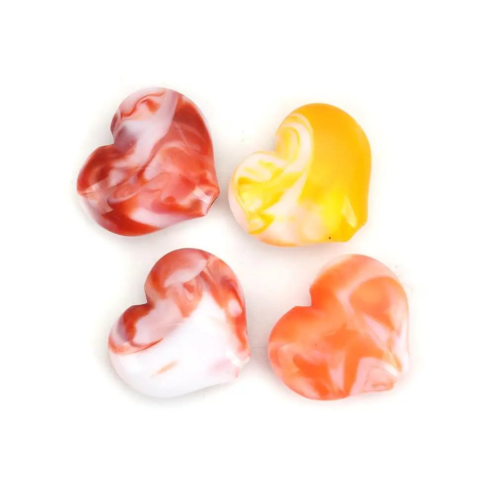 DoreenBeads Hot подвески из акриловых бусин Love Heart Red для ювелирных изделий своими руками