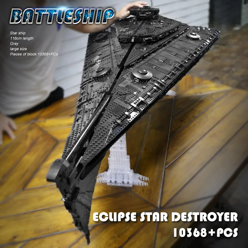 MOC Ultimate Millennium UCS Eclipse класс Дредноут совместим с сокола модель строительные блоки