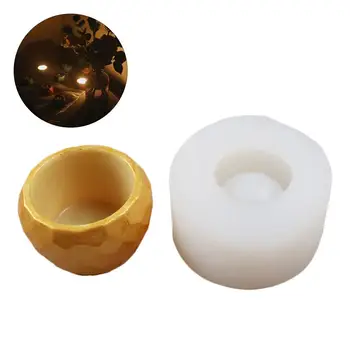 

Plaster Silicone Succulent Pot Cement Cement Pot Candle Holder Mold Succulent Plants Concrete Pot Set Home Decor Desk Ornament
