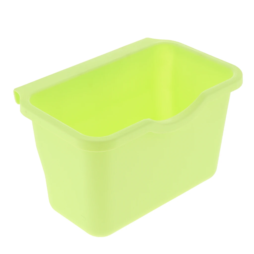 Plastic Basket Wastebaskets Multifuctional Hanging Trash Can Waste Bins Deskside Recycling