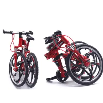 

1:10 Scale Metal Alloy Bicycle Model Toy Racing Cross Mountain Bike Copy Collection Diecast Children's Gift Home Display Show