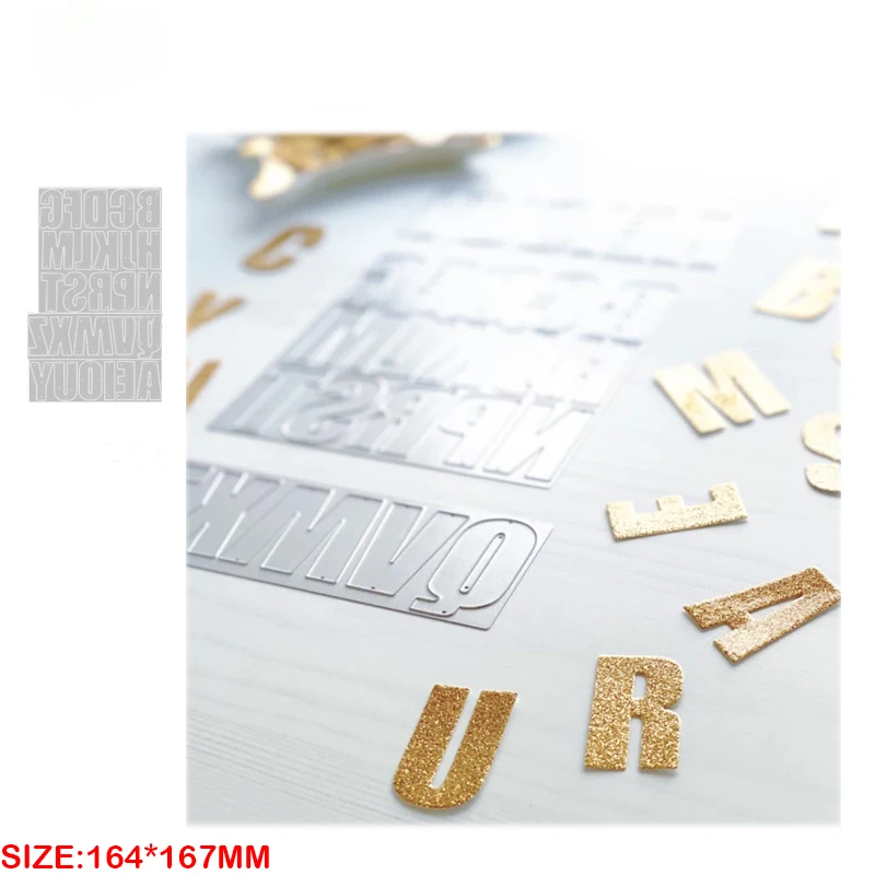 

Новинка 2021, металлические Вырубные штампы в виде алфавита для рукоделия, скрапбукинга, слов и трафареты, букв, изготовление карточек, декоративное ремесло