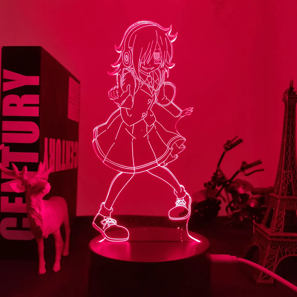 night lamp for bedroom wall Anime Led Night Light No Matter How I Look At It Tomoko Kuroki for Bedroom Decorative Light Birthday Gift Manga Lamp WataMote led night light