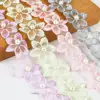 1yard/lot Flower Soluble Organza Lace Ribbon with Pearl Embroidered Lace Trim Edge DIY Handmade Patchwork Ribbon Sewing Supplies ► Photo 2/6