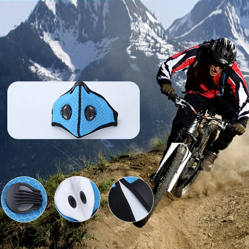 

Bicycle Masks Sport Training Mask N95 PM2.5 Anti-pollution Running Mask Warm Mask Motorcycle Dust Mask Ski Masks Unisex