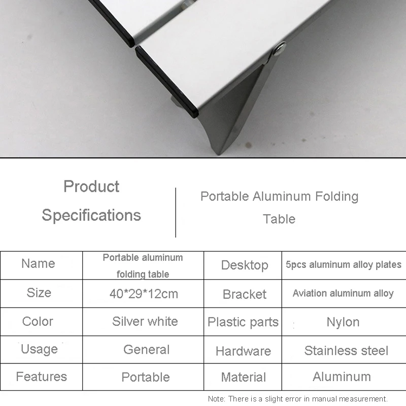 Портативный стол из алюминиевого сплава, уличная мебель, складной стол для кемпинга, походов, путешествий, пикника